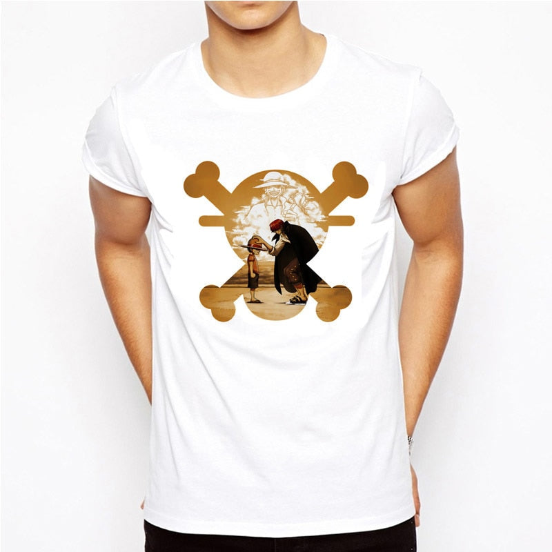 T-shirt Luffy et Shanks