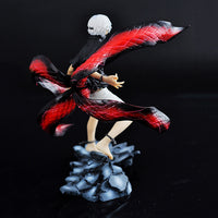 Figurine manga ken kaneki goule borgne avec socle