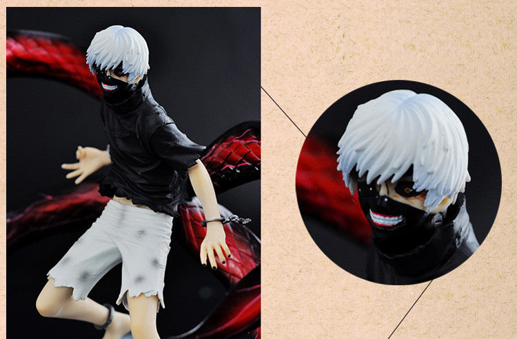 Figurine manga ken kaneki cheveux blanc