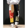 Pantalon Streetwear patchwork multicolore vue de dos