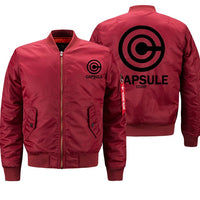 blouson rouge capsule corp.