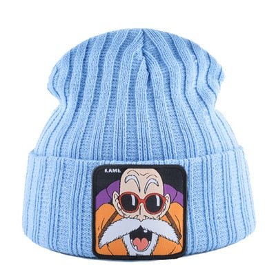 Bonnet manga bleu azur dragon ball tortue géniale