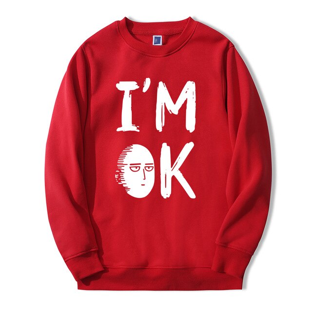 One Punch Man Saitama I'M OK Manga Sweater