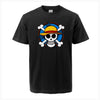 T-shirt noir Luffy tête de mort