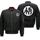 Blouson noir Kanji go DBZ