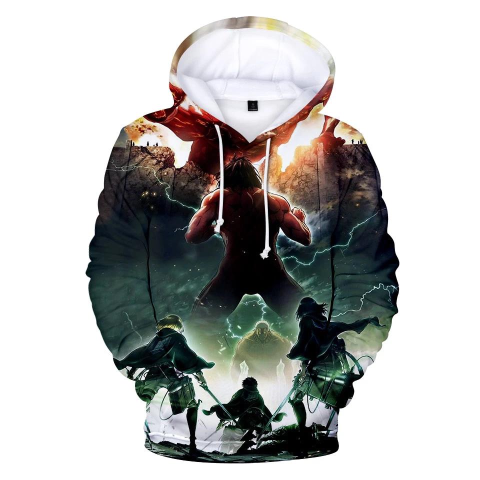 Manga Sweatshirt Attack on Titan Titan Assailant vs Colossal Titan