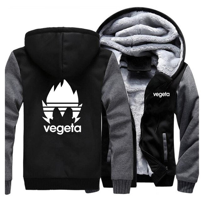 Veste Manga polaire à capuche Dragon ball Z Vegeta