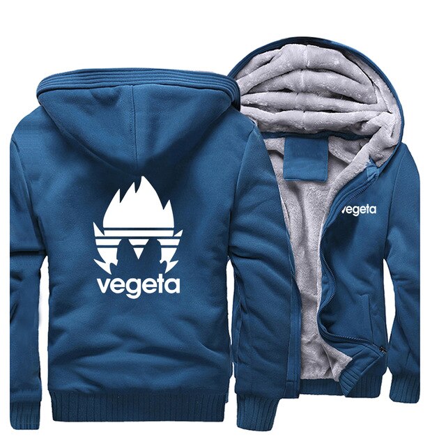 Veste manga polaire bleu vegeta