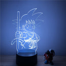 3D LED lamp Dragon ball little Goku