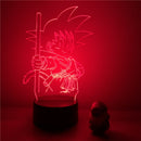 3D LED lamp Dragon ball little Goku