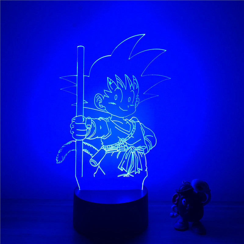 Lampe LED 3D Dragon Ball Broly SSJ Légendaire - Sangoku Univers