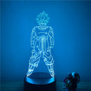 3D LED lamp Dragon ball Goku SSJ