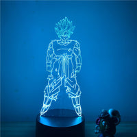 3D LED lamp Dragon ball Goku SSJ