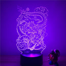 3D LED Lamp Dragon Ball Little Goku and Shenron