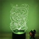 3D LED Lamp Dragon Ball Little Goku and Shenron