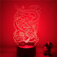 3D LED Lamp Dragon Ball Little Goku and Shenron