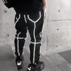 Pantalon réfléchissant homme streetwear