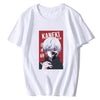 T shirt streetwear blanc ken kaneki