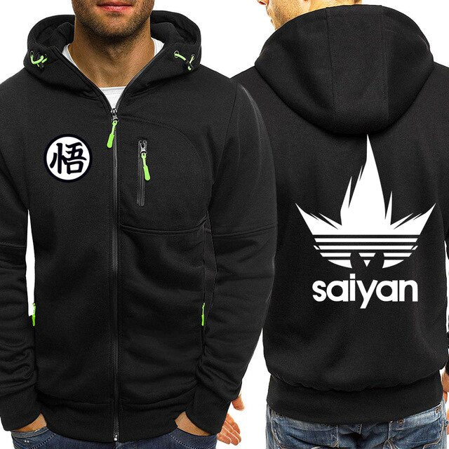 Manga hooded sweatshirt Logo Saiyan Dragon ball Z