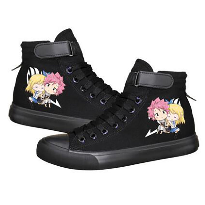 Chaussures manga Natsu et Lucy Fairy Tail