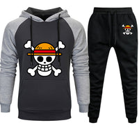 Joggin manga gris tête de mort one piece