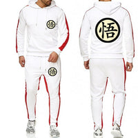 Jogging manga Blanc kanji go dbz