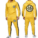 Jogging manga jaune kanji go dragon ball