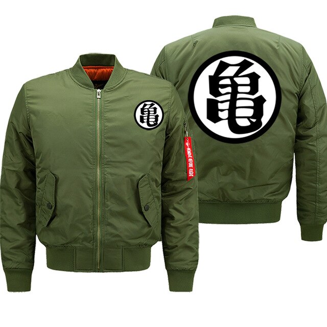 Kanji Kame manga green bomber jacket