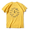 T shirt jaunes montre