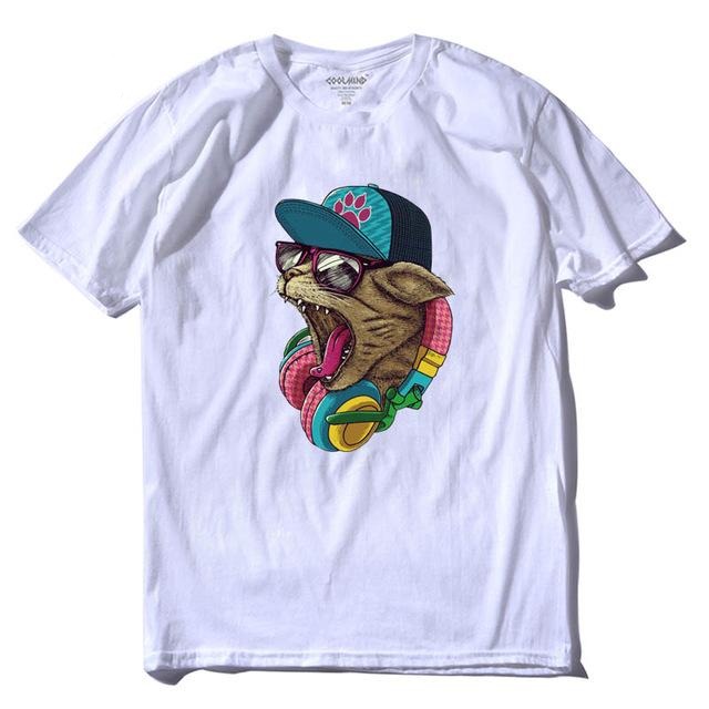 T-shirt the cat DJ
