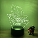 3D LED lamp Vegeta Dragon ball