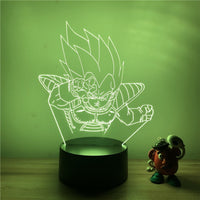 3D LED lamp Vegeta Dragon ball