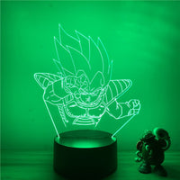 3D LED lamp Vegeta Dragon ball