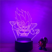 3D LED lamp Vegeta Dragon ball