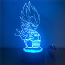 DBZ Vegeta 3D LED Lamp