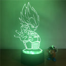 DBZ Vegeta 3D LED Lamp