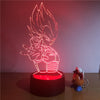 Lampe LED 3D DBZ Vegeta