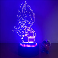 DBZ Vegeta 3D LED Lamp