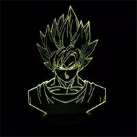 3D LED lamp Dragon ball Goku super saiyan 1