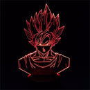 3D LED lamp Dragon ball Goku super saiyan 1