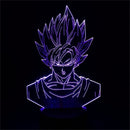 3D LED lamp Dragon ball Goku super saiyan 1