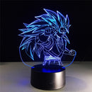 3D LED lamp Dragon ball Goku super saiyan 3