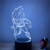 Lampe LED 3D Dragon ball Saiyan Vegeta