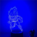 3D LED lamp Dragon ball Saiyan Vegeta