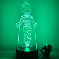 3D LED lamp Dragon ball prince Vegeta