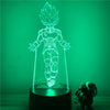 Lampe LED 3D Dragon ball prince Vegeta