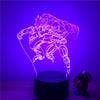 Lampe LED 3D Dragon ball Goku vs Jiren le gris