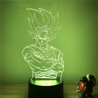 Dragon ball Goku 3D LED lamp