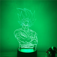 Dragon ball Goku 3D LED lamp