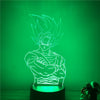 Lampe LED 3D Dragon ball Goku